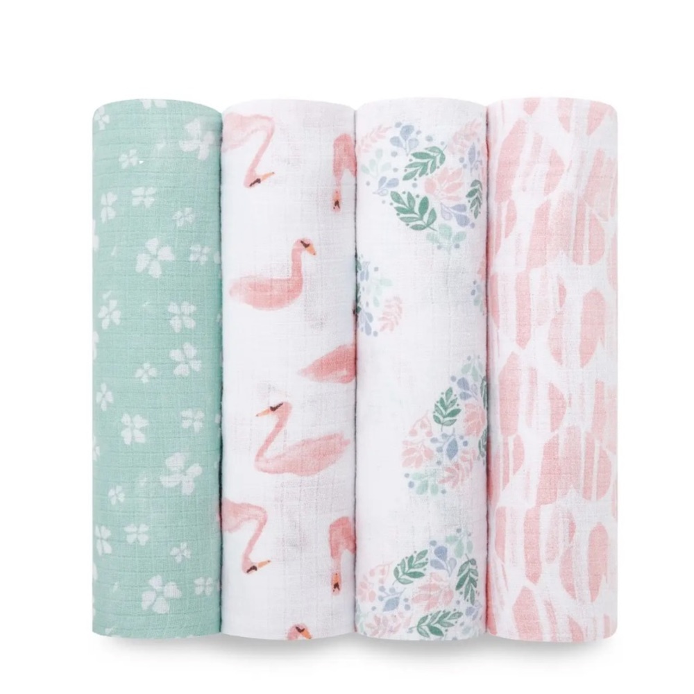 Aden and Anais classic muslin swaddles